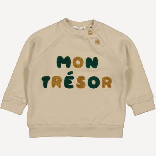 Sweat Beige « Mon Trésor » – Bean's Barcelona
