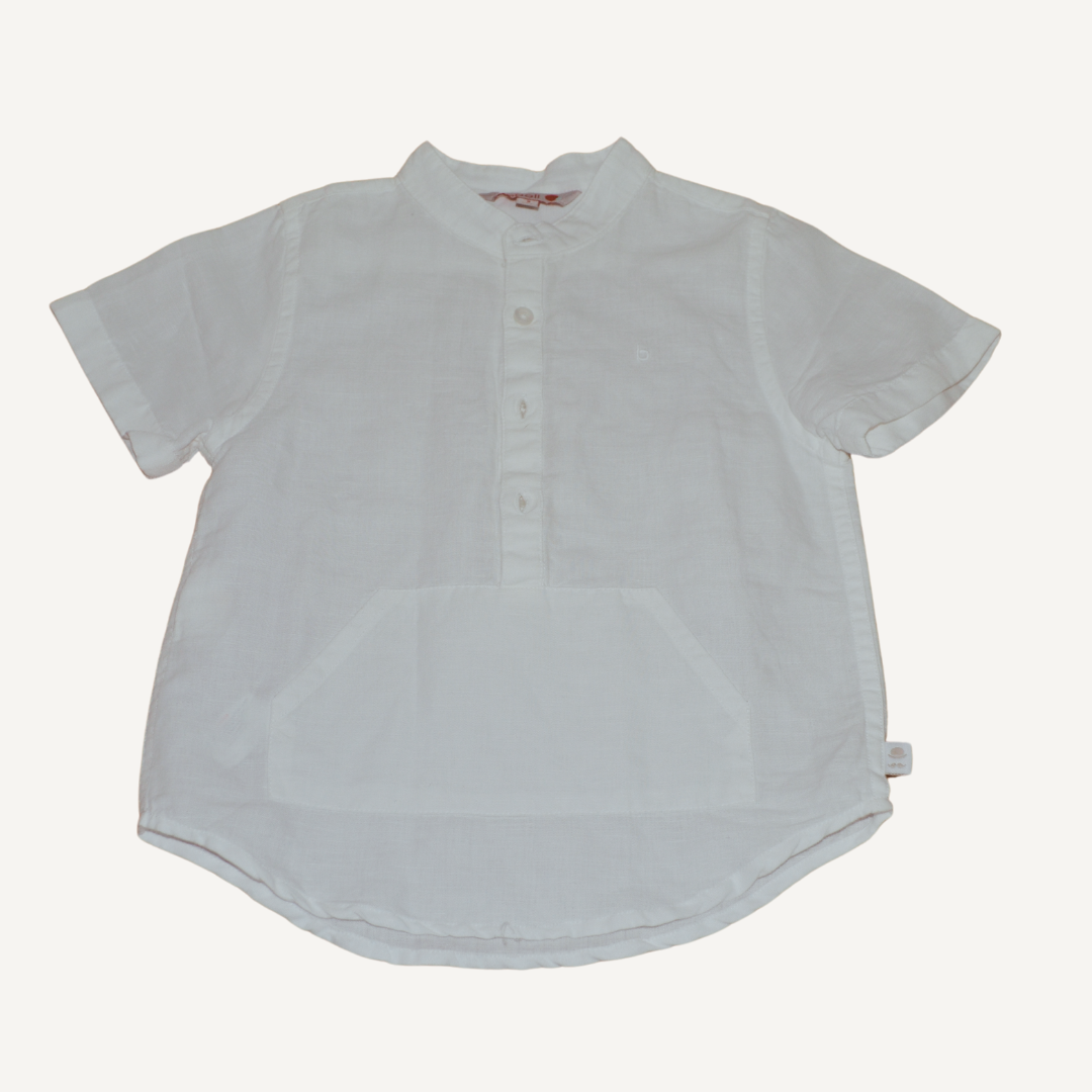 Camiseta manga corta blanca Boboli