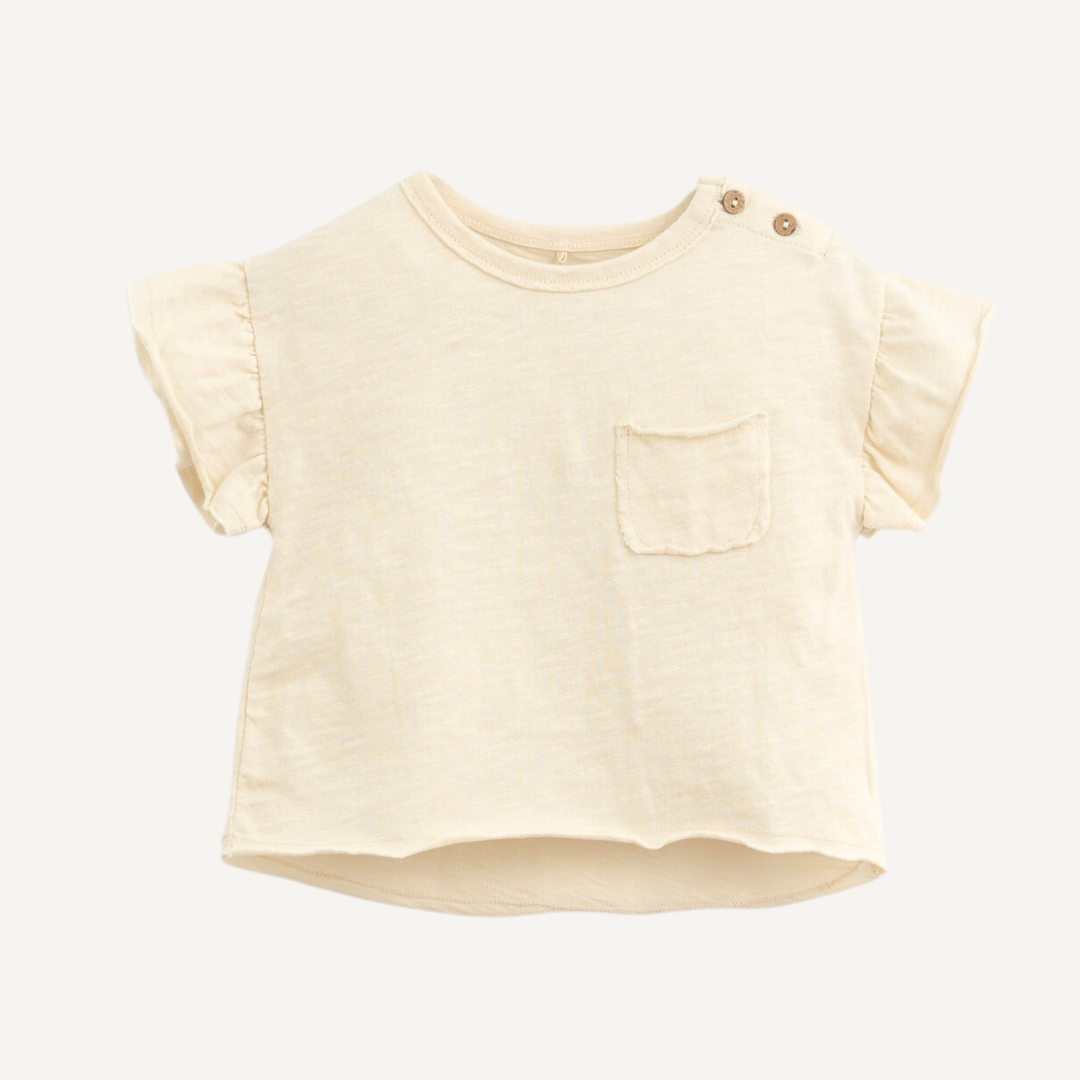 Camiseta manga corta beige Play Up