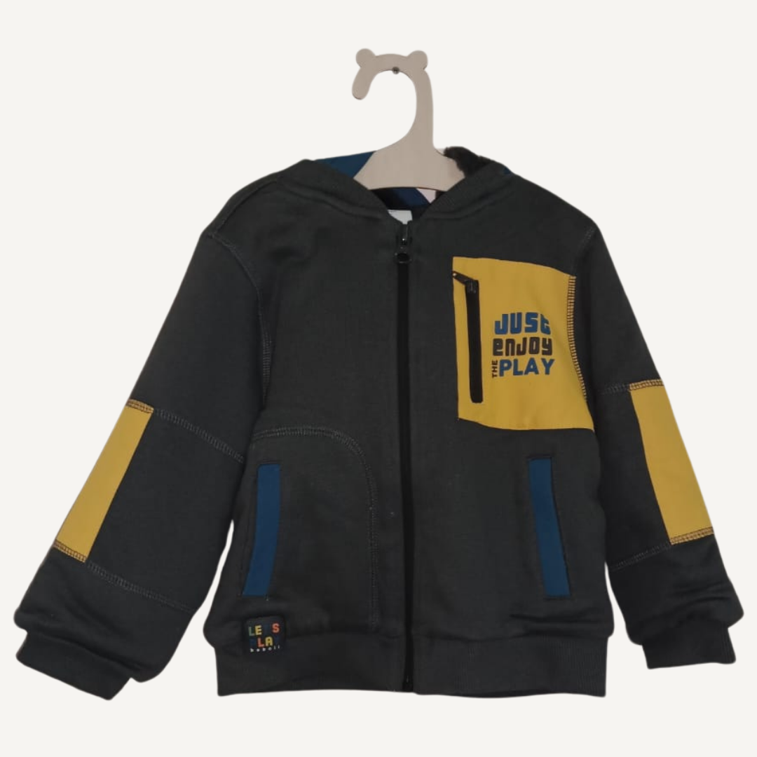 Chaqueta Deportiva con Capucha "Just Enjoy The Play" - Boboli