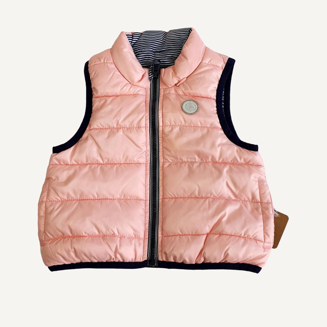 Veste sans manches réversible Petit Bateau