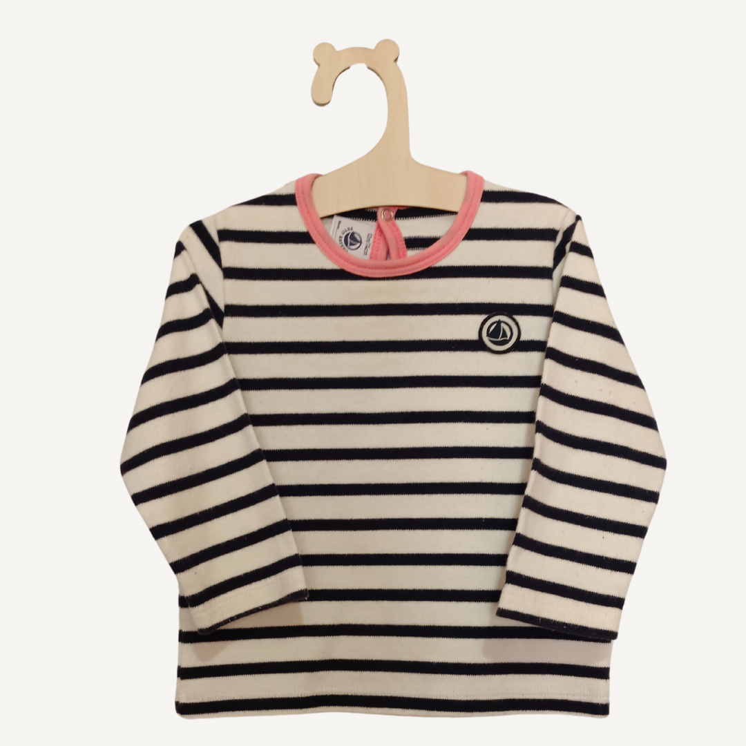 Marinera mangas largas Petit Bateau