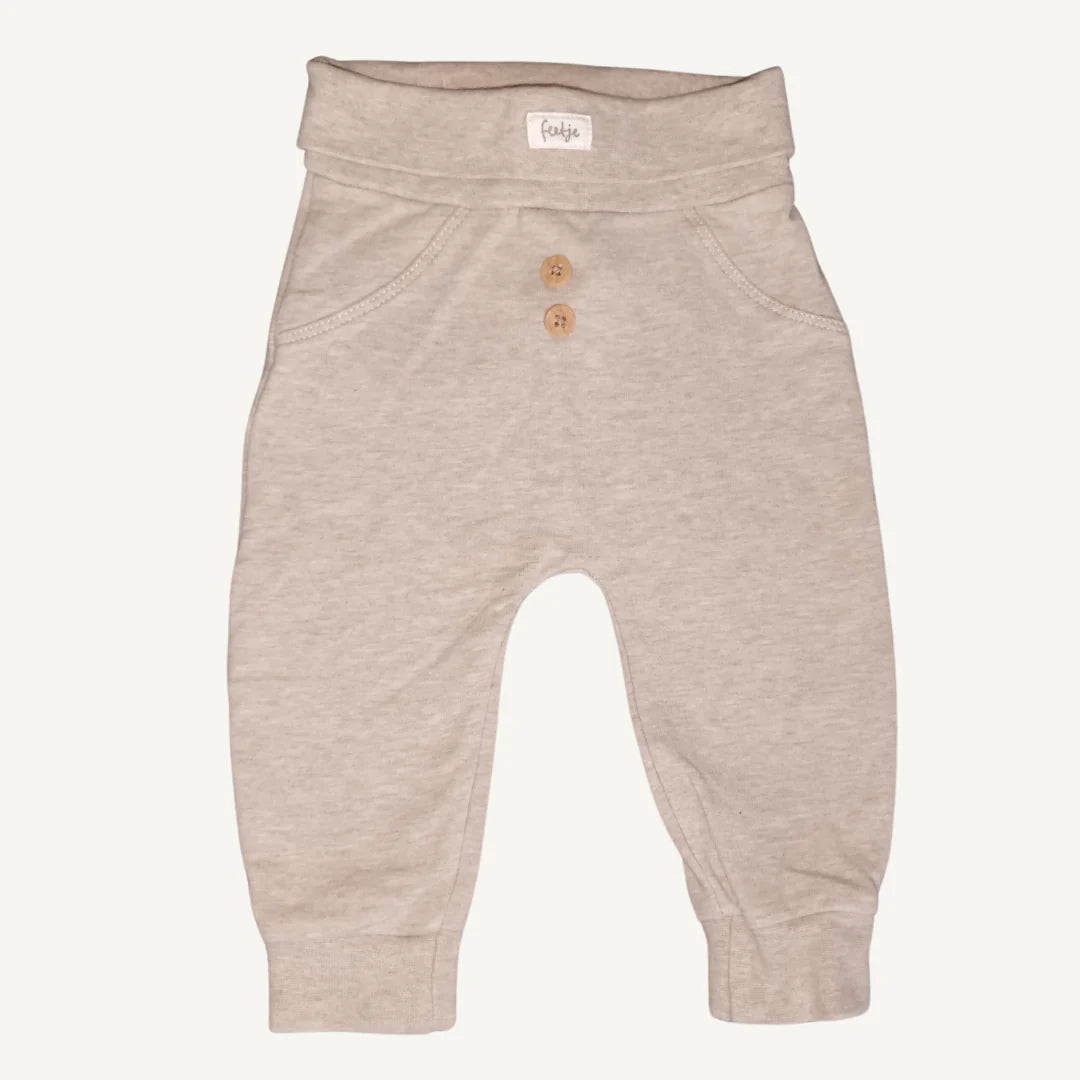 Pantalón de Algodón Orgánico Beige - Feetje
