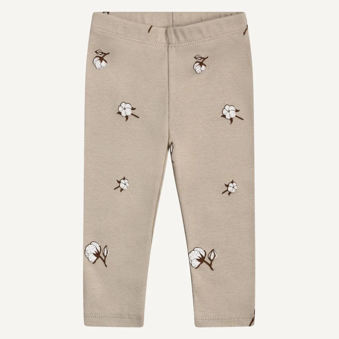Leggings de Algodón Orgánico "Flor de Algodón"