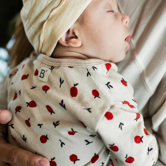 Camiseta Beige con Estampado de Cerezas – Bean’s Barcelona