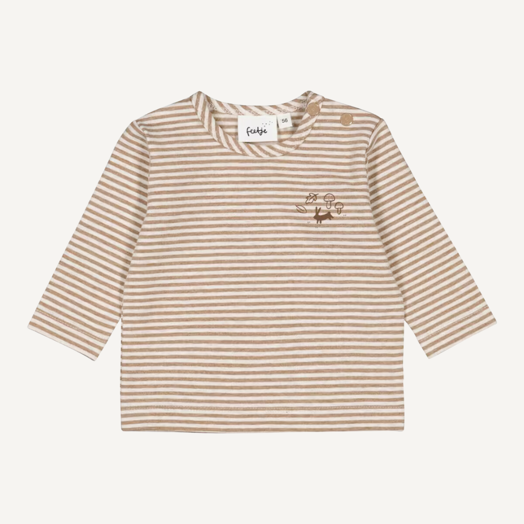 Camiseta a rayas mangas largas Feetje