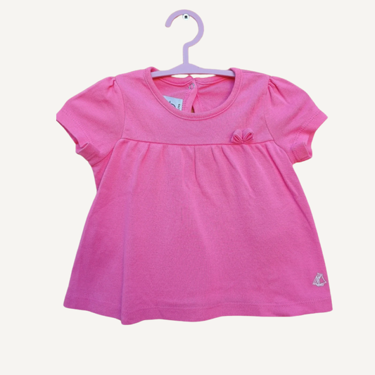 Camiseta cómoda rosa Petit Bateau