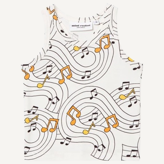 Débardeur Mini Rodini Notes de musique