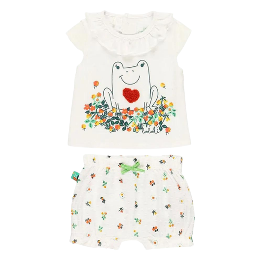 Conjunto blanco rana Boboli