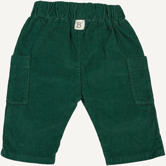 Pantalon en velours côtelé vert - Bean's Barcelona