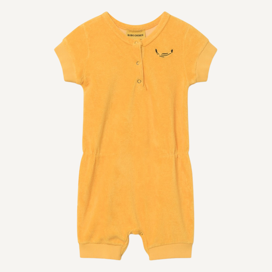Combinaison en tissu éponge jaune - Bobo Choses