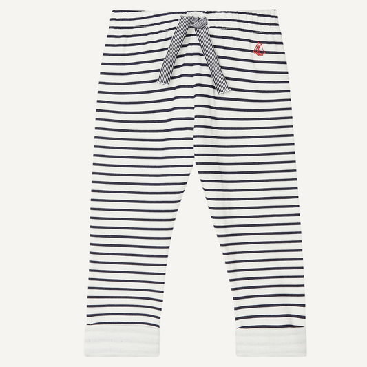 Pantalón de rayas azul marino y blanco – Petit Bateau