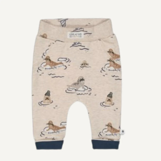 Pantalon bébé avec phoques sur glace - Feetje