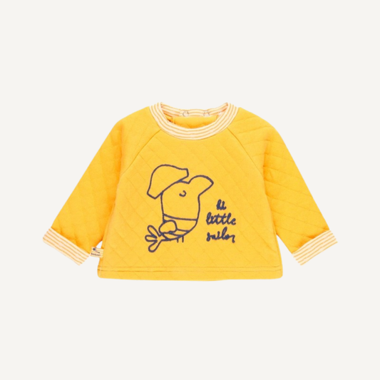 Sweat-shirt jaune Boboli