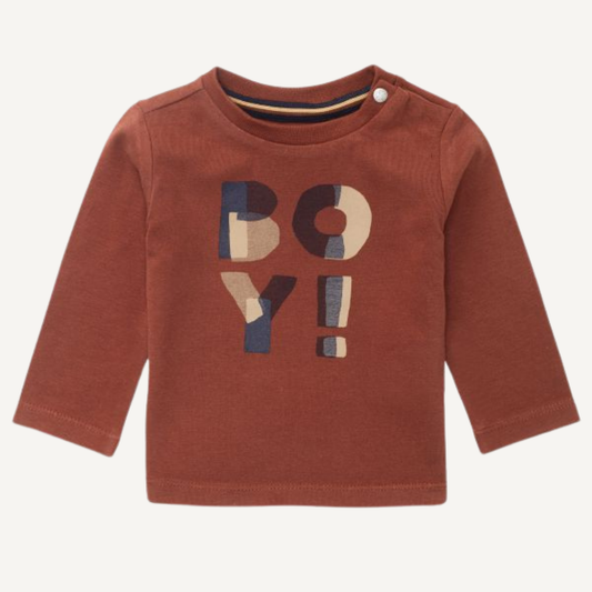 Camiseta marrón "Boy" Noppies
