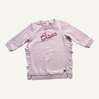 Vestido rosa con volantes para bebé segunda mano – Carrement Beau