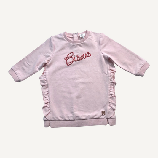 Vestido rosa con volantes para bebé segunda mano – Carrement Beau